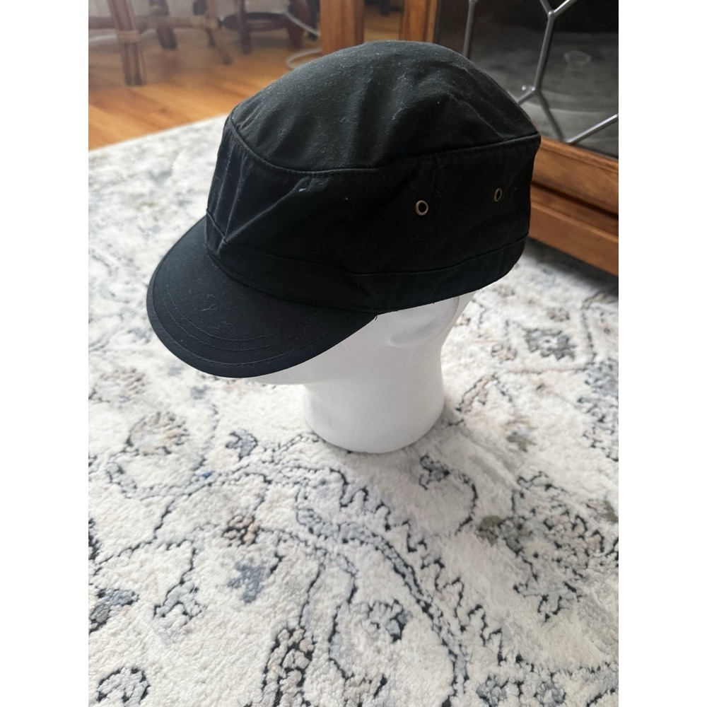 Private Hat Cadet Cap Military Black One Size Stretch Fit